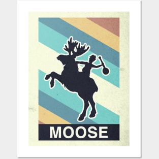 Casual Moose Posters and Art